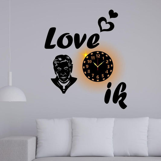 Imran khan Islamic Wall Clock With Light